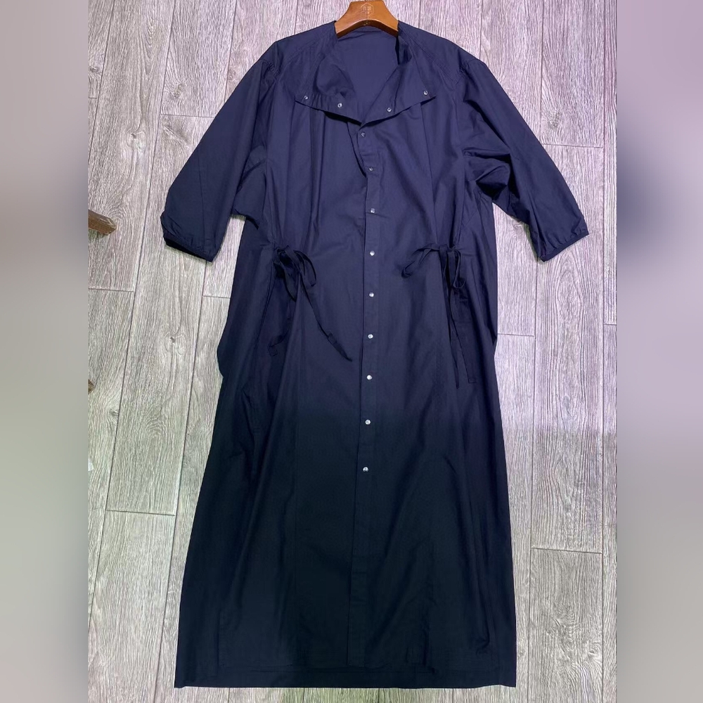 Lemaire Long Cotton Tunic With Strings - Picture 4 of 4